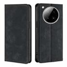 For Infinix Zero 40 4G Skin Feel Magnetic Leather Phone Case(Black) - 1