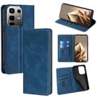For Infinix Note 50 4G Skin Feel Magnetic Leather Phone Case(Blue) - 1