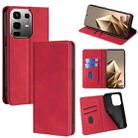 For Infinix Note 50 4G Skin Feel Magnetic Leather Phone Case(Red) - 1