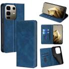 For Infinix Note 50 Pro+ 5G Skin Feel Magnetic Leather Phone Case(Blue) - 1