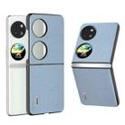 For Huawei P60 Pocket ABEEL Black Edge Genuine Mino Phone Case(Blue) - 1
