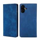 For Tecno Pova Neo 3 Skin Feel Magnetic Leather Phone Case(Blue) - 1