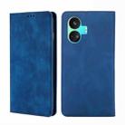 For Realme GT Neo5 SE Skin Feel Magnetic Leather Phone Case(Blue) - 1