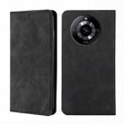 For Realme 11 5G Skin Feel Magnetic Leather Phone Case(Black) - 1