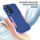 For Samsung Galaxy A53 5G TPU + PC Shockproof Protective Phone Case(Royal Blue + Pink) - 3