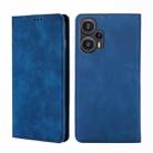 For Xiaomi Redmi Note 12 Turbo Skin Feel Magnetic Leather Phone Case(Blue) - 1