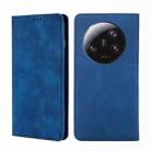 For Xiaomi 13 Ultra 5G Skin Feel Magnetic Leather Phone Case(Blue) - 1