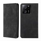 For Xiaomi Redmi K60 Ultra Skin Feel Magnetic Leather Phone Case(Black) - 1