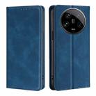 For Xiaomi 14 Ultra 5G Skin Feel Magnetic Leather Phone Case(Blue) - 1