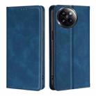 For Xiaomi Civi 4 Pro Skin Feel Magnetic Leather Phone Case(Blue) - 1