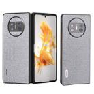 For Huawei Mate X3 ABEEL Diamond Black Edge Phone Case(Jewel Silver) - 1