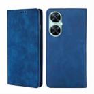 For Huawei Enjoy 60 Pro / nova 11i Skin Feel Magnetic Leather Phone Case(Blue) - 1