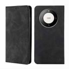 For Huawei Mate 60 Pro / Pro+ Skin Feel Magnetic Leather Phone Case(Black) - 1