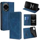 For Huawei nova 14 5G Skin Feel Magnetic Leather Phone Case(Blue) - 1
