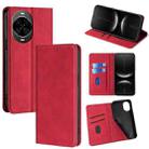 For Huawei nova 14 5G Skin Feel Magnetic Leather Phone Case(Red) - 1