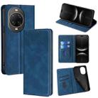 For Huawei nova 14 Ultra 5G Skin Feel Magnetic Leather Phone Case(Blue) - 1