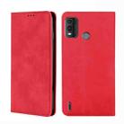 For Nokia G11 Plus Skin Feel Magnetic Leather Phone Case(Red) - 1