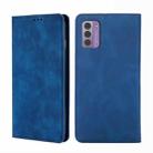 For Nokia G42 5G Skin Feel Magnetic Leather Phone Case(Blue) - 1