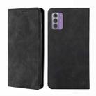 For Nokia G42 5G Skin Feel Magnetic Leather Phone Case(Black) - 1