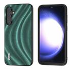 For Samsung Galaxy S23 FE 5G ABEEL Galactic Pattern Protective Phone Case(Green) - 1