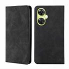 For OnePlus Nord CE 3 Lite 5G Skin Feel Magnetic Leather Phone Case(Black) - 1
