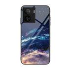 For vivo iQOO Z7 Colorful Painted Glass Phone Case(Starry Sky) - 1