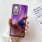 For Honor 50 Oil Painting Electroplating TPU Phone Case(Purple) - 1