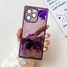 For Honor 60 SE Oil Painting Electroplating TPU Phone Case(Purple) - 1