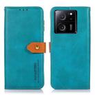 For Xiaomi 13T / Redmi K60 Ultra KHAZNEH Cowhide Texture Flip Leather Phone Case(Blue) - 1