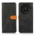 For Xiaomi Redmi A3 KHAZNEH Cowhide Texture Flip Leather Phone Case(Black) - 1