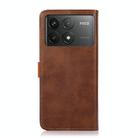For Xiaomi Redmi K70 5G / K70 Pro 5G KHAZNEH Cowhide Texture Flip Leather Phone Case(Brown) - 3
