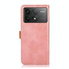 For Xiaomi Redmi K70 5G / K70 Pro 5G KHAZNEH Cowhide Texture Flip Leather Phone Case(Rose Gold) - 3