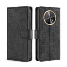For Huawi Enjoy 60X Skin Feel Crocodile Magnetic Clasp Leather Phone Case(Black) - 1