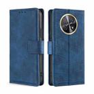 For Huawi Enjoy 60X Skin Feel Crocodile Magnetic Clasp Leather Phone Case(Blue) - 1