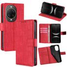 For Huawei nova 14 Ultra 5G Skin Feel Crocodile Magnetic Clasp Leather Phone Case(Red) - 1