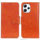 For Xiaomi Redmi 12 4G Nappa Texture Horizontal Flip Leather Phone Case(Orange) - 1
