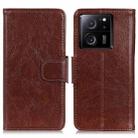For Xiaomi 13T / Redmi K60 Ultra Nappa Texture Horizontal Flip Leather Phone Case(Brown) - 1