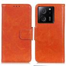 For Xiaomi 13T / Redmi K60 Ultra Nappa Texture Horizontal Flip Leather Phone Case(Orange) - 1