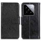 For Xiaomi 14 Nappa Texture Horizontal Flip Leather Phone Case(Black) - 1