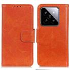 For Xiaomi 14 Nappa Texture Horizontal Flip Leather Phone Case(Orange) - 1