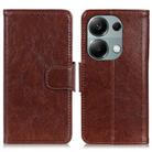 For Xiaomi Redmi Note 13 Pro 4G / POCO M6 Pro Nappa Texture Horizontal Flip Leather Phone Case(Brown) - 3