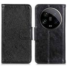 For Xiaomi 14 Ultra Nappa Texture Horizontal Flip Leather Phone Case(Black) - 1