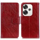 For Xiaomi Poco F6 / Redmi Turbo 3 Nappa Texture Horizontal Flip Leather Phone Case(Red) - 1