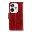 For Xiaomi Poco F6 / Redmi Turbo 3 Nappa Texture Horizontal Flip Leather Phone Case(Red) - 3