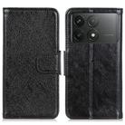 For Xiaomi Poco F6 Pro Nappa Texture Horizontal Flip Leather Phone Case(Black) - 1