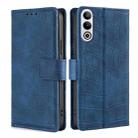 For OnePlus Ace 3V 5G Skin Feel Crocodile Magnetic Clasp Leather Phone Case(Blue) - 1