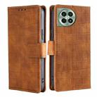 For OnePlus Ace 3 Pro 5G Skin Feel Crocodile Magnetic Clasp Leather Phone Case(Brown) - 1