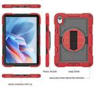 For Huawei MatePad 11.5 2023 360 Degree Rotation PC Contrast Silicone Tablet Case(Red + Black) - 2