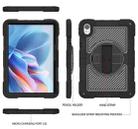 For Huawei MatePad 11.5 2023 360 Degree Rotation PC Contrast Silicone Tablet Case(Black) - 2