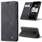 For Xiaomi Redmi Note 9 Pro/Note 9 Pro Max/Note 9s CaseMe 013 Multifunctional Horizontal Flip Leather Case, with Card Slot & Holder & Wallet(Black) - 1